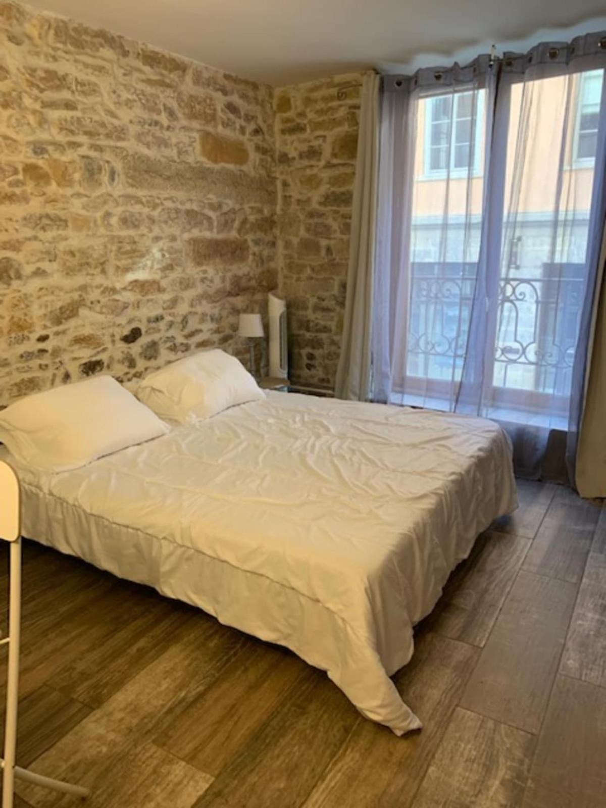 Studio With Exposed Stone Vieux Lyon Exterior foto
